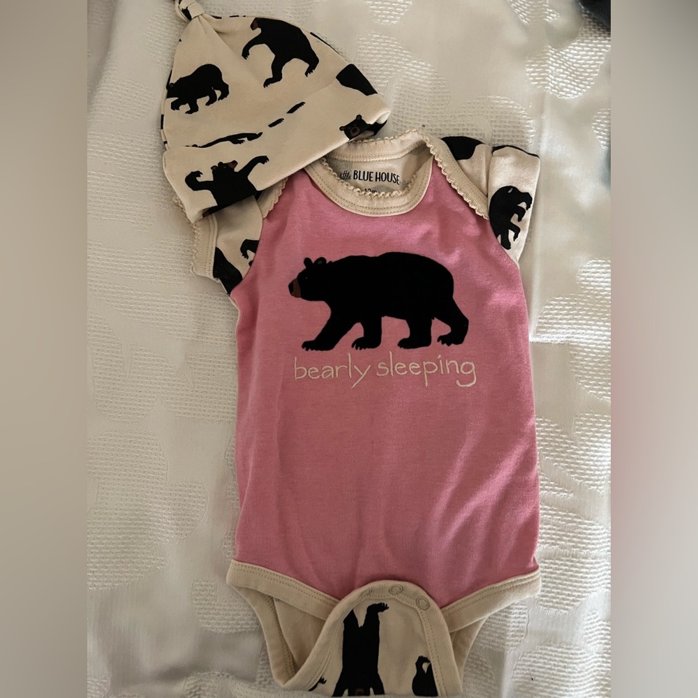 Onesie with matching hat